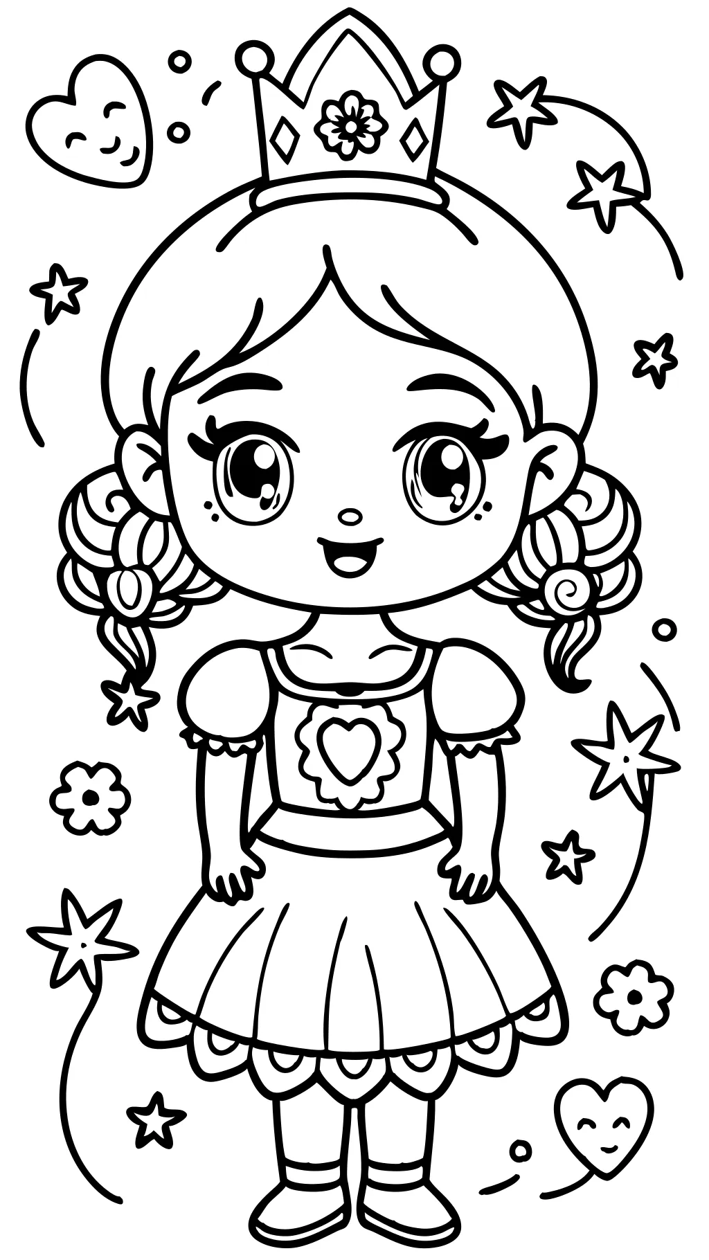 dessins cool coloriage faciles pour les filles